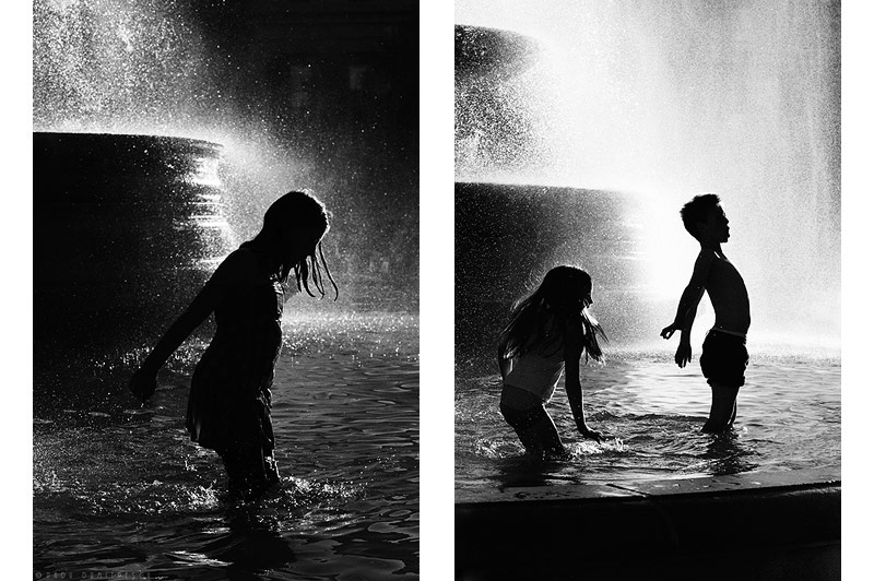 Copii Trafalgar Square Street Travel Fotografie Grey Wolf Studios Radu Dumitrescu